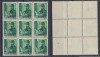 ROMANIA Ardealul de Nord bloc de 9 rar Oradea I timbru 5P pe 12f nestampilat MNH, Istorie