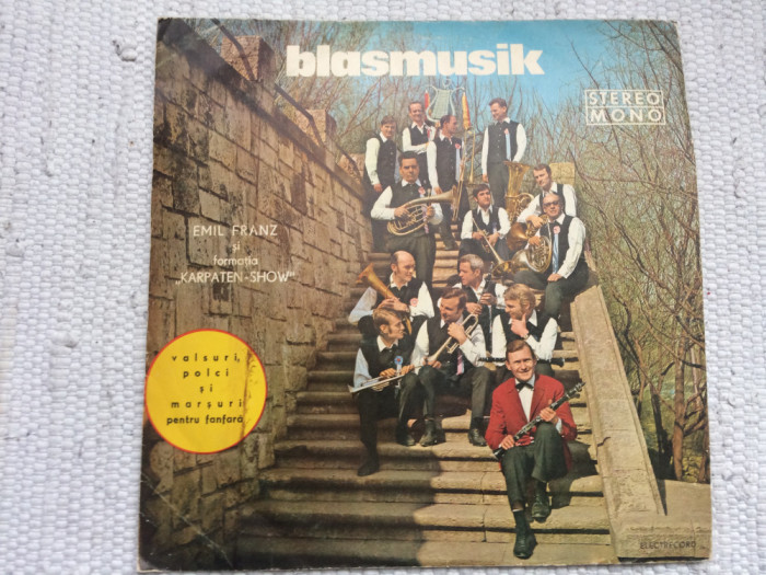 emil franz karpaten show blasmusik disc vinyl lp fanfara valsuri polci marsuri
