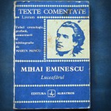 LUCEAFARUL - TEXTE COMENTATE - MIHAI EMINESCU