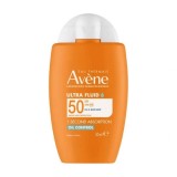 Eau Thermale Av&egrave;ne Ultra Fluid Oil Control SPF50+ 50ml &ndash; protecție solară pentru ten gras cu efect mat
