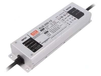 Alimentator LED 192W 12V 16A IP67 foto
