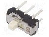 Intrerupator glisant, 2 pozitii, DPDT, ON-ON, Nidec Copal Electronics - CL-SB-22C-01