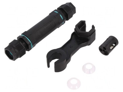 Conector de Alimentare AC 450V IP68 3 Piste 32A foto