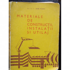 MATERIALE DE CONSTRUCTII, INSTALATII SI UTILAJ foto