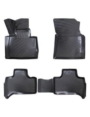Set covorase auto din cauciuc tip tavita BMW X5 E53 1999-2006 foto