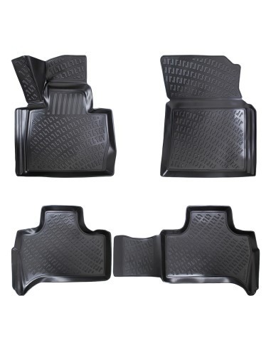 Set covorase auto din cauciuc tip tavita BMW X5 E53 1999-2006