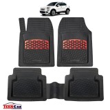 Covorașe auto Fiat 500X Red, Cauciuc