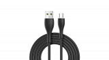 Joyroom Cablu USB - USB tip C, 3 A, 1 m, negru (S-1030M8)