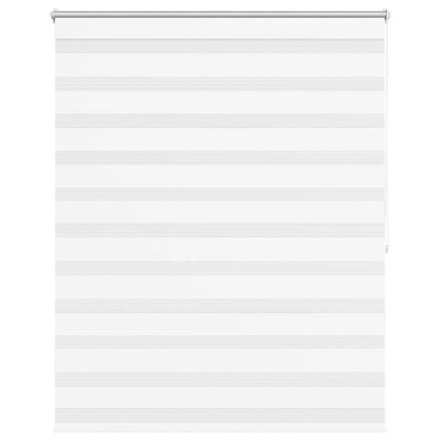 Jaluzea tip zebra, 120 x 175 cm, alb foto