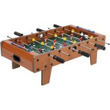 Joc Fotbal de masă cu teren eMazing, 18 jucători, cu panou de scor, din metal, lemn și ABS, 50 x 25 x 15.5 cm, pentru copii