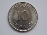 Moneda Brazilia 10 Cruzados 1988 - Numismatică