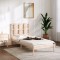 vidaXL Cadru de pat Single 3FT, 90x190 cm, lemn masiv