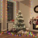 vidaXL Instalație compactă cu 1000 LED-uri, multicolor, 25 m, PVC