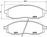 Placute frana Nissan Leaf, Navara (D40), Nv200 / Evalia Bus, Pathfinder 3 (R51) SRLine parte montare : Punte fata