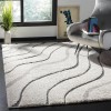 Covor Model Oksi 38012-100, Marime 60 x 110 cm, Alb, Inaltime Fir 6 mm, Antialergic, Polipropilena, Living, Dormitor, Sufragerie, Birou