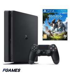Consola Sony Playstation 4 Slim Ps4 1tb + Controller + Horizon Zero Dawn PlayStation 4, Second-Hand