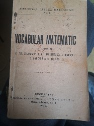 Vocabular matematic- 1923 foto