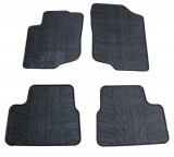 Set covorase auto din cauciuc Peugeot 207 2006-2012, Negru, Gledring, 4 buc.