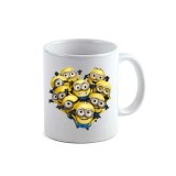 Cana alba personalizata Minion Heart, INOVATIX&reg;. 330ml, Oem