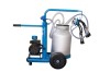 Aparat de muls vaci EMT BLUE, 1 post, bidon aluminiu 30L, profesional, mulgere rapida, usor de utilizat