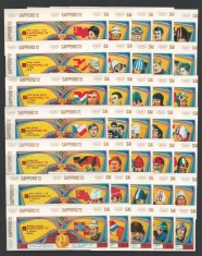 Umm al Qiwain / Umm al-Kaiwain 1972 Mi 727/61 B (35v) NEDANDELAT MNH - Castigatori la Jocurile Olimpice, Sapporo