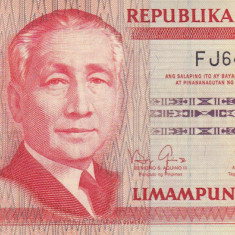 FILIPINE █ bancnota █ 50 Piso █ 2013 █ P-193d █ UNC █ necirculata