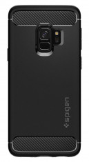 Husa Originala Spigen Rugged Samsung S9 Matte Black foto