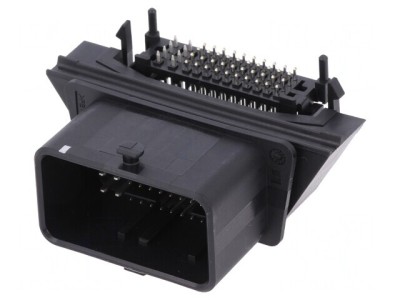 Conector Auto CMC Tată Soclu PIN 48 Negru THT foto