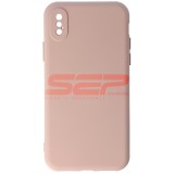 Husa Silicon iPhone XS, High Copy, Culoare Ivory - Protectie Premium