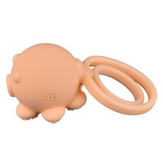 Inel penis Fantasy Double Octopus Orange