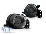 Set de proiectoare cu lentila tip M technik/M3 potrivit pentru BMW Seria 3 E90/E91 2003-2010 negru, stanga + dreapta Performance AutoTuning
