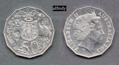 Australia 2012 50 cents foto
