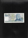 Argentina 5000 Pesos 1977(83) seria14341801
