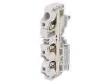 Conector Șine 0,5-10mm2 3 Borne Gri 10mm