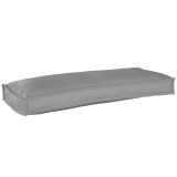 vidaXL Pernă pentru bancă din paleți Gri 100 x 40 x 8 cm Tafeta Oxford