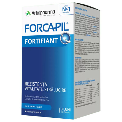 Forcapil par si unghii, 180 capsule, Arkopharma foto