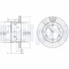 Disc frana Delphi BG3399 Mercedes-Benz Sprinter, VW LT 28-46, Vario
