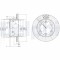 DELPHI BG3399 Disc frana