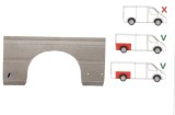 Segment aripa spate Mercedes Sprinter 208-416 01.1995-2006, Vw Lt 2 05.1996-12.2005 pentru modele Cu Punte Dubla, partea dreapta, Mic, lungime 1500 m