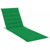 Pernă de șezlong, verde, 200x60x3 cm, material textil, vidaXL