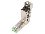 Mufă RJ45 Aurită 8P8C pentru Cablu IDC