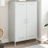 VidaXL Dulap &icirc;nalt, alb, 68x39x113 cm, oțel