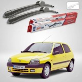 Cumpara ieftin Ștergătoare Renault Clio I Faza 2/3 Hatchback 1994-1998 | Set Față Flat &ndash; TeamCar&reg;
