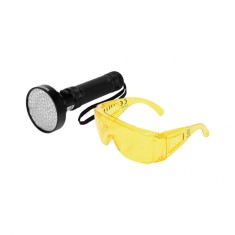 Set lanterna uv led si ochelari 100led Yato YT-08582