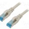 Patch cord SF/UTP 5e Cu PVC gri 10m 26AWG DIGITUS