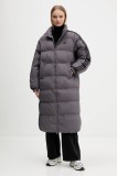 adidas Originals geacă Long Puffer culoarea violet, de iarnă, JX2952