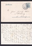 Germany 1909 Postal History Rare Old postcard postal stationery Lehesten D.470