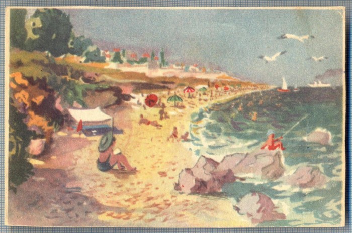 AX 268 CP VECHE - VASILE ROAITA -PLAJE - RPR -CIRCULATA 1958