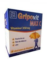 Gripovit MaxC cu Vitamina C 850mg Zdrovit 10pl Cod: zdro00149 foto