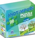 Cumpara ieftin Anotimpuri - Puzzle Podea 50X70 + Afis 50X70, - Editura DPH